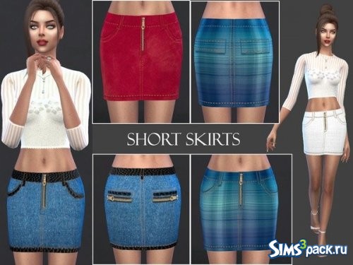 Короткая юбка от Sims House