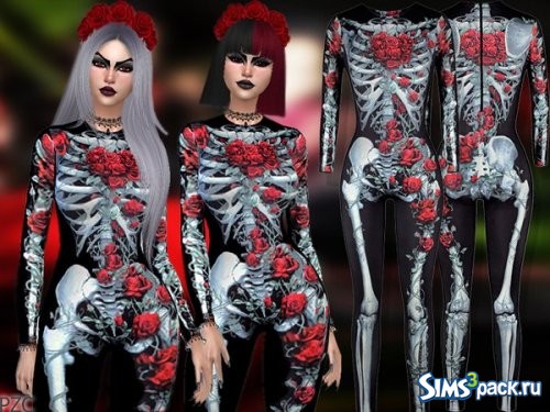 Комбинезон Skeleton Halloween Costume от Pinkzombiecupcakes
