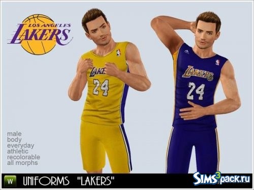 Баскетбольная форма Lakers от Severinka_