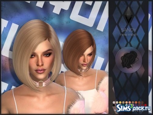 Прическа Sandy от Nightcrawler Sims