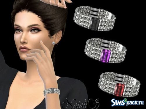 Браслет Diamond bracelet with precious stone от NataliS