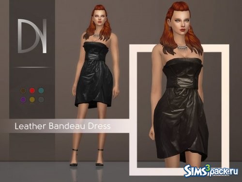Платье Leather Bandeau от DarkNighTt