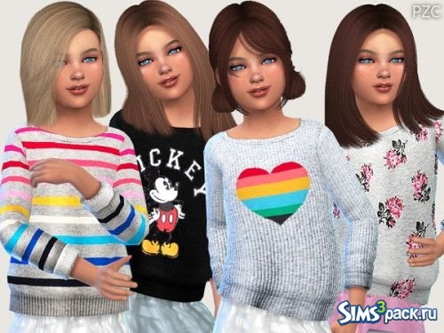 Зимние свитера для девочек #02 от Pinkzombiecupcakes