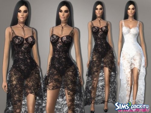 Платье Transparent Lace от sims2fanbg