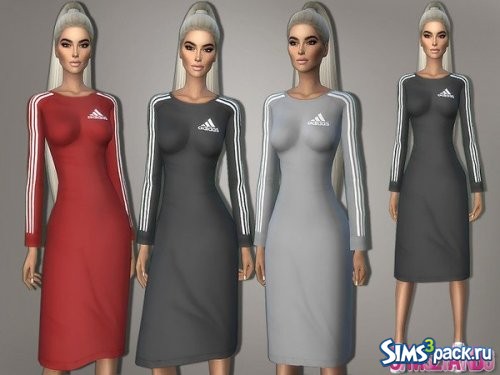 Спортивное миди - платье от sims2fanbg