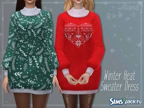 Платье - свитер Winter Heat от Trillyke