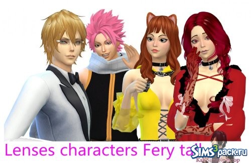 Lenses characters Fairy Tail от ОлЯля