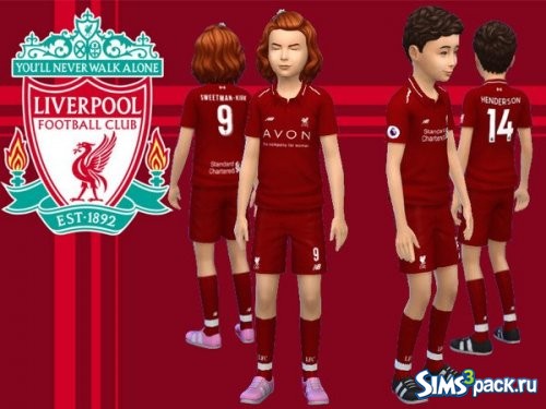 Детская футбольная форма Liverpool от RJG811