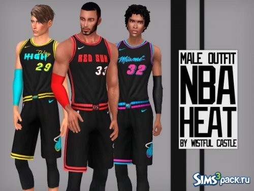 Баскетбольная форма NBA Heat от WistfulCastle