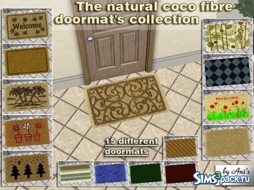 Коврики The natural coco fibre от AniFlowersCreations