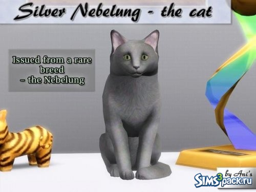 Кошка Silver Nebelung от AniFlowersCreations