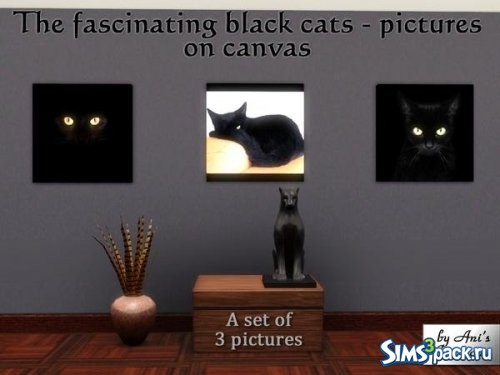 Картины The fascinating black cats от AniFlowersCreations