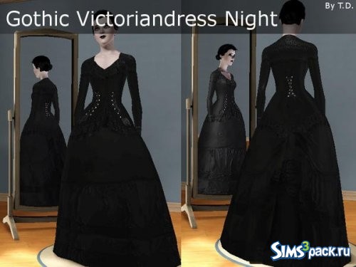 Платье Gothic Victoriandress Night от sylvanes