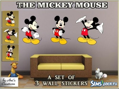 Стикеры The Mickey Mouse от AniFlowersCreations