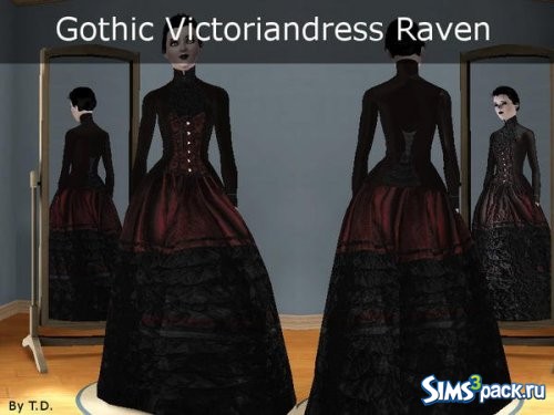 Платье Gothic Victoriandress Raven от sylvanes
