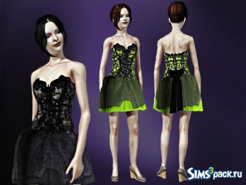 Платье Gothic Burlesque02 от sylvanes