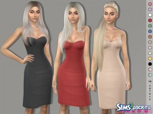 Миди - платье Classic от sims2fanbg