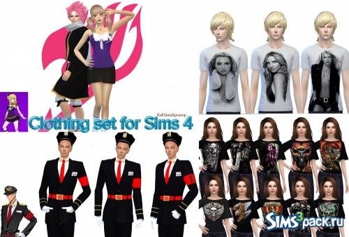 Clothing set for Sims 4 от KsKSimsKreator