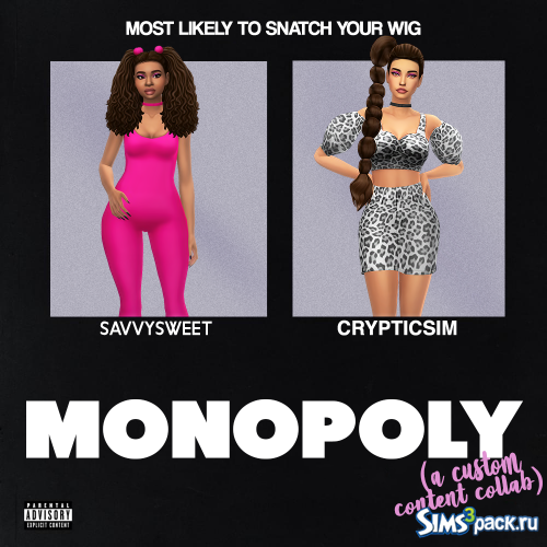 Коллекция MONOPOLY от SavvySweet & Crypticsim