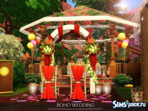Участок для свадьбы Boho от MychQQQ