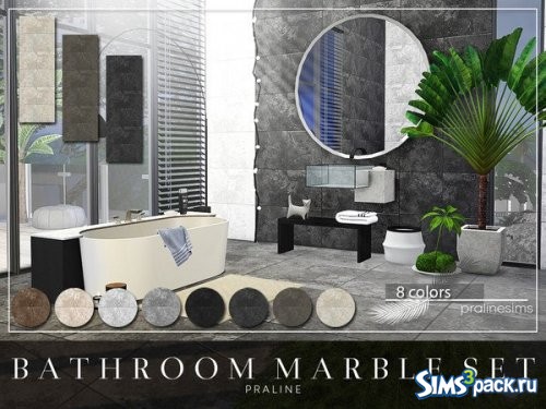 Сет Bathroom Marble от Pralinesims