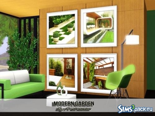 Постеры Modern Garden от Pralinesims