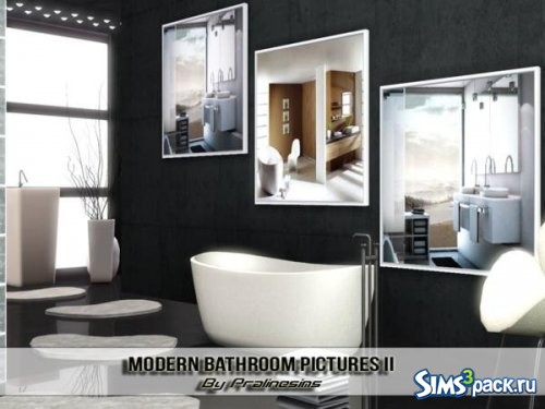 Постеры Modern Bathroom II от Pralinesims