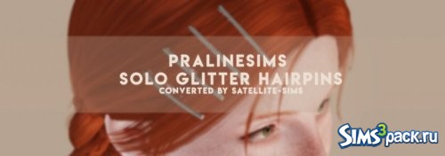 Заколки для волос Solo Glitter от satellite-sims