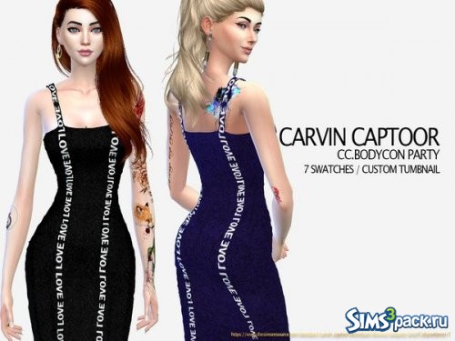 Платье CC.Bodycon Party от carvin captoor