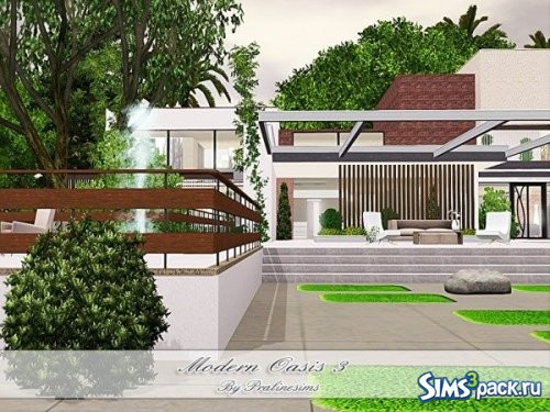 Дом Modern Oasis 3 от Pralinesims