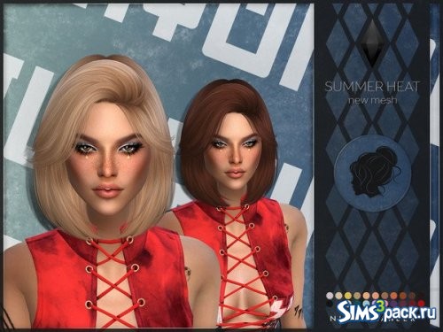 Прическа Summer Heat от Nightcrawler Sims
