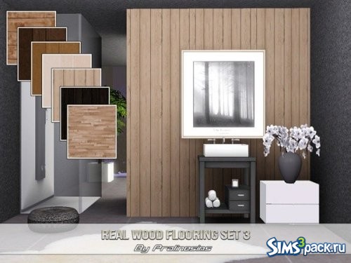 Текстуры Real Wood Flooring 3 от Pralinesims