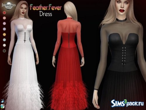 Платье Feather Fever от jomsims