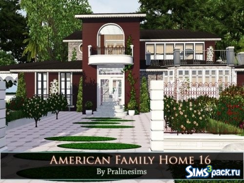 Дом American Family 16 от Pralinesims