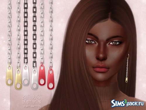 Серьги Chain от 4w25 Sims