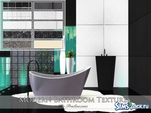 Текстуры Modern Bathroom от Pralinesims