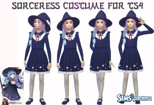 Хэллоуин костюм Sorceress costume for TS4 от KsKSimsKreator