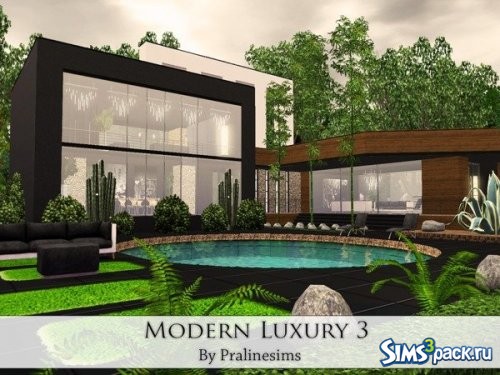 Дом Modern Luxury 3 от Pralinesims