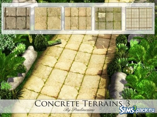 Текстуры Concrete Terrains 3 от Pralinesims