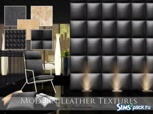 Текстуры Modern Leather от Pralinesims