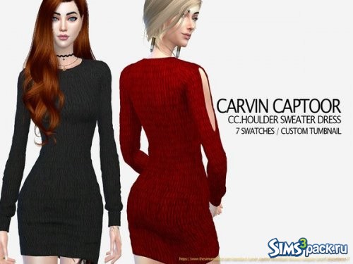 Платье - свитер Shoulder от carvin captoor