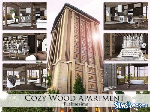 Апартаменты Cozy Wood от Pralinesims