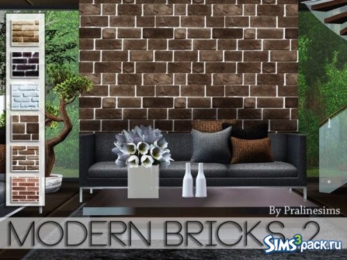 Текстуры Modern Bricks 2 от Pralinesims