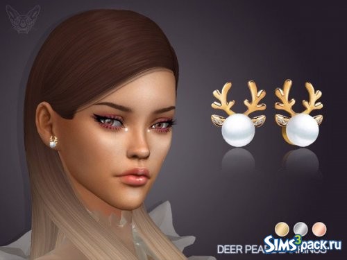 Серьги Pearl Deer от feyona