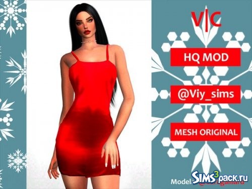 Платье Christmas I от Viy Sims