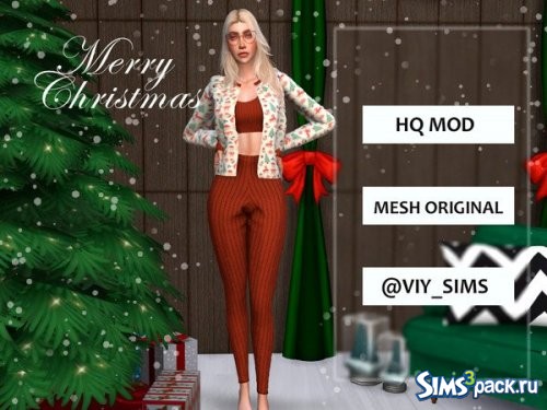 Костюм Christmas I от Viy Sims
