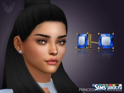 Серьги Princess Cut Crystal от feyona