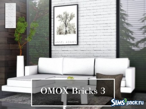 Текстура OMOX Bricks 3 от Pralinesims