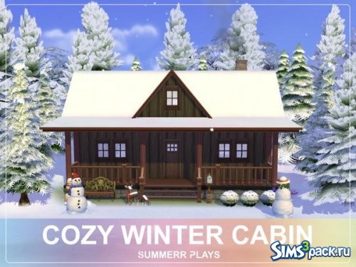 Дом Cozy Winter Cabin от Summerr Plays