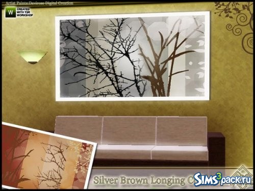 Картина Silver Brown Longing от Devirose